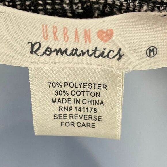 2/$30 Urban Outfitters Statement Bell Sleeve Solid Grey Gray Knit Sweater Top - Picture 7 of 7